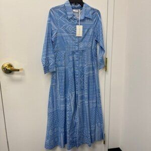 Julia Amory Light Blue Maxi Dress | Size S, NWT